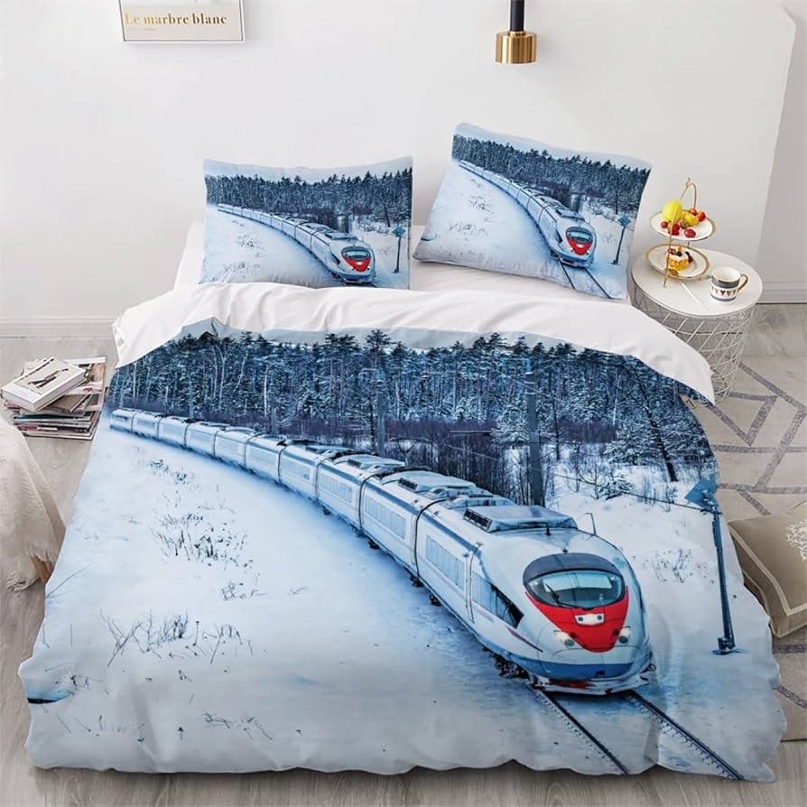 Amazon｜布団カバー シングル 高速鉄道 寝具セット掛け布団